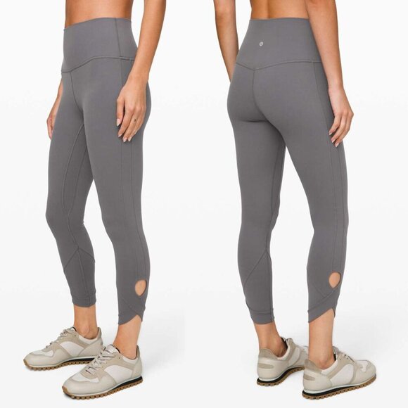 Lululemon Align Pants 25" *Keyhole Titanium Gray 3677 - Picture 1 of 9